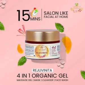 Alternative view of Rejuvinita 4-In-1 Organic Gel (Massage Gel, Leave-On Mask, Cleanser, Soap-Free Wash), 50gm